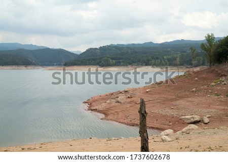 View of the Sau Reservoir. Catalonia