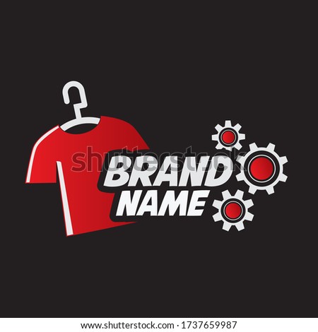 T-shirt Brand Name Logo Vector