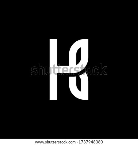 Black and White Vector Leaf Letter K. K Leafs Letter Design.