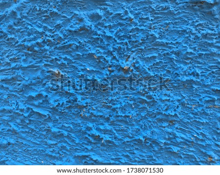Rough blue surface texture background 