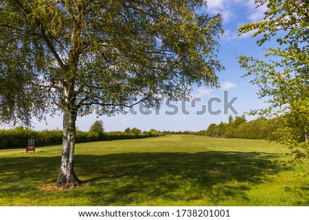 golf fairway - view from the tee