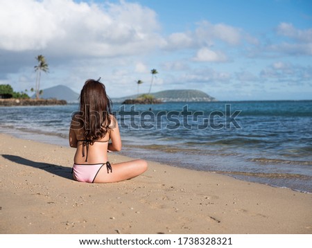 Japanese Girl in Bikini (Hawaii)