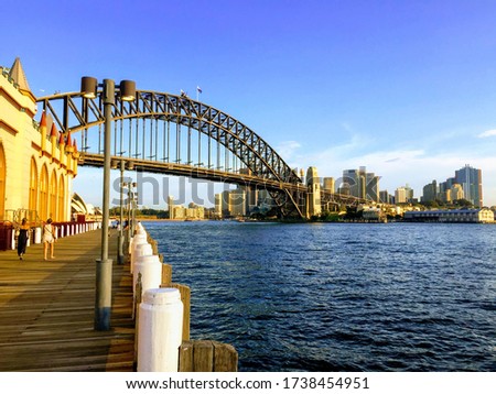 A beautiful day at Sydney Harbour Bridge