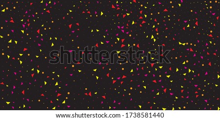 Green Confetti Event. Yellow Anniversary Wallpaper. Pink Carnival Card. Festive Event. Blue Vector Bright. Decoration Gift. Party Texture.