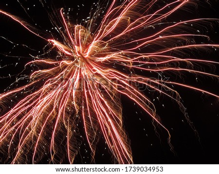 fireworks welcome the feast of Eid al-Fitr in 1441 Hijriyah