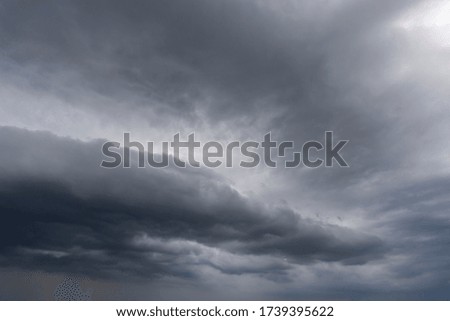 Black rain cloud sky background image