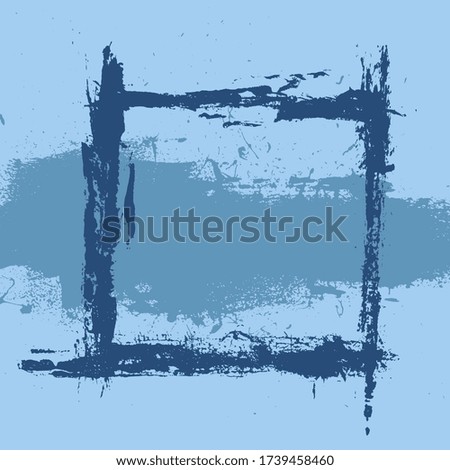Blue Grunge Background Abstract Splatter