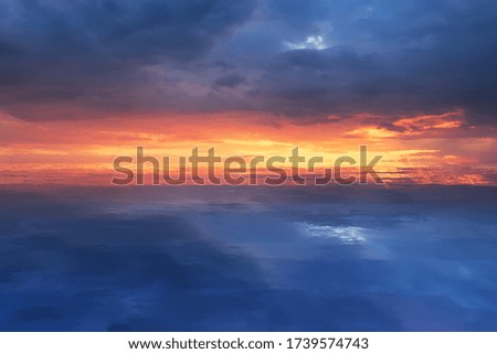 abstract imitation of the reflection of the sky / background picture is the natural beauty