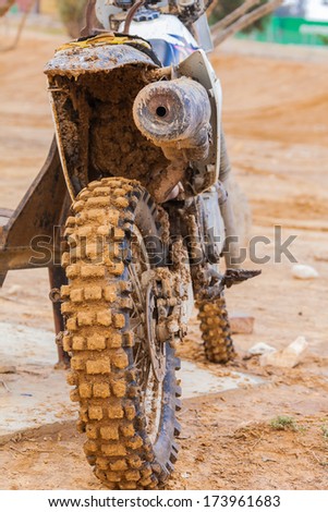 dirt wheel motorbike, sport background
