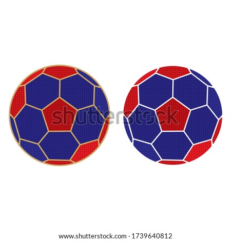 The Handball Sport Ball Vector Illustration. The Sport Ball Clip Art. The Handball