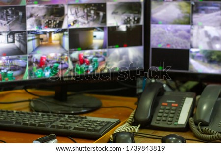 security cameras on lcd tv