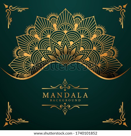 Luxury mandala background with golden arabesque pattern Arabic Islamic east style. Ramadan Style Decorative mandala. Mandala for print, poster, cover, brochure, flyer, banner
