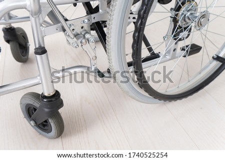 simple wheelchair image with nobody