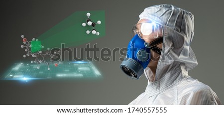 Futuristic Technology in medical concept to finding corona virus covid 19 by using ai artificial intelligence, machine learning, digital twin, 5g, big data, iot, augmented mixed virtual rality, ar, vr Royalty-Free Stock Photo #1740557555