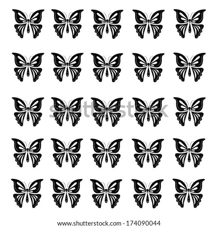Vector illustration of beautiful butterfly