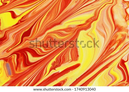 beautiful abstract mix red and yellow in close up for abstract and texture background