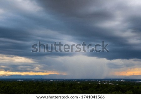  Storm clouds with the rain. Nature Environment Dark huge cloud sky black stormy cloud