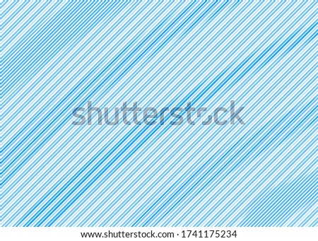 Blue painted stripes on white background