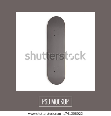 Editable Photoshop Skate Board Mockup