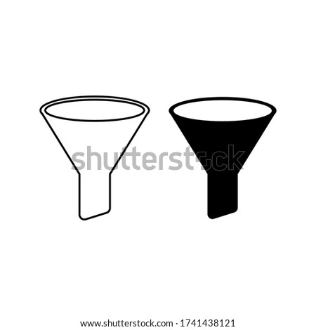 filter funnel icon vector design template. eps 10
