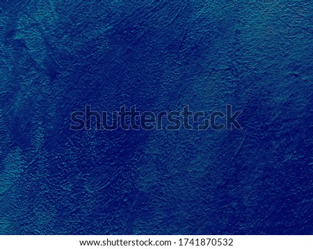 Old wall pattern texture blue color design,Beautiful dark blue wall background,pantone of the year color concept background with space for text
