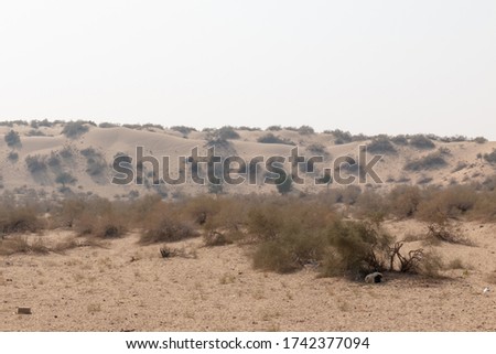 Scenic Landscape of Thar desert of Jaisalmer