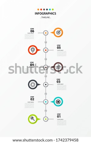 Timeline or road map infographics for business presentation can be used for workflow layout, diagram, annual report. vector design illustration eps.10