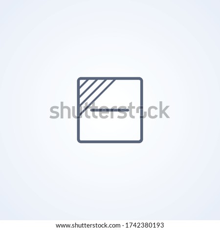 Drying horizontally in the shadow, vector best gray line icon on white background, EPS 10