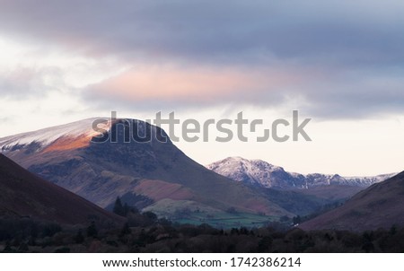 A morning photo from Keswick UK at the tail end of winder.