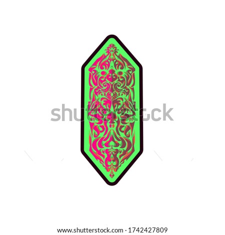 illustration vector graphic of symbol ornament