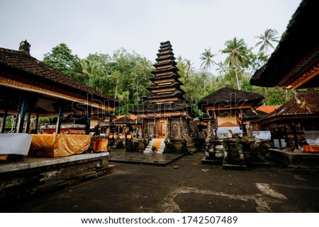 Temple in Bali. Pura Kehen was the main temple of the Bangli Regency. Bangli Regency was formerly the center of a kingdom known under the same name.