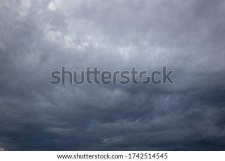 clouds and sky before storm