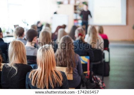 Students in class  Royalty-Free Stock Photo #174265457