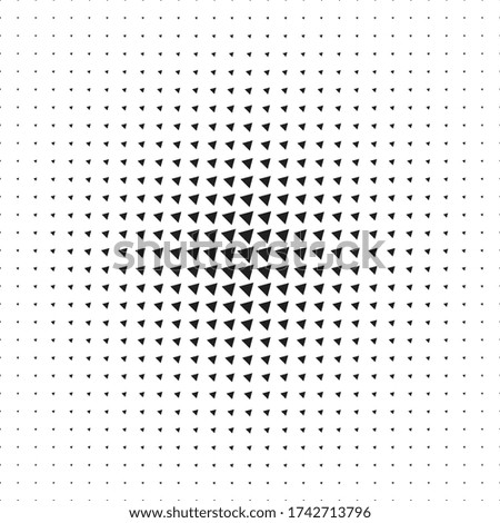 Dots Background. Black and White Backdrop. Modern Vintage Pattern. Distressed Overlay. Vector illustration