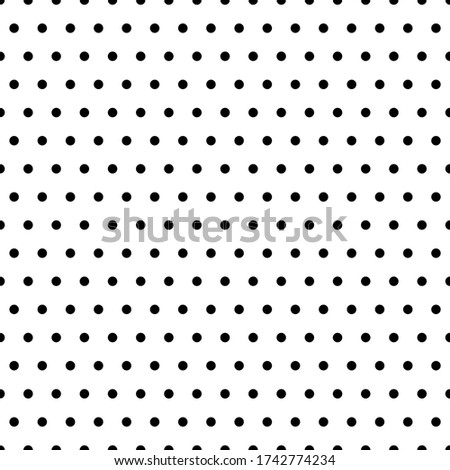 Circles seamless ornament. Dots pattern. Circle figures backdrop. Polka dot motif. Rounds background. Dotted wallpaper. Digital paper, textile print, web design, abstract image. Vector art.