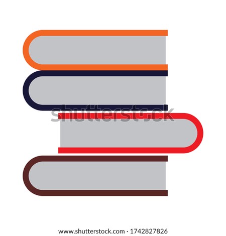 
book vector image of a white background