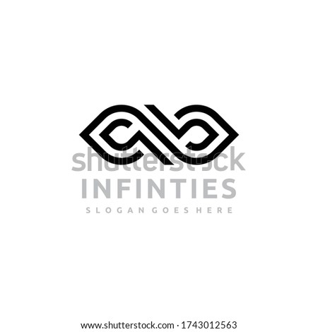 Black Luxury Infinity Logo Template