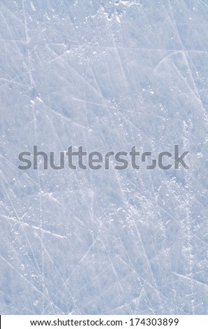 Skated on Ice Surface background 