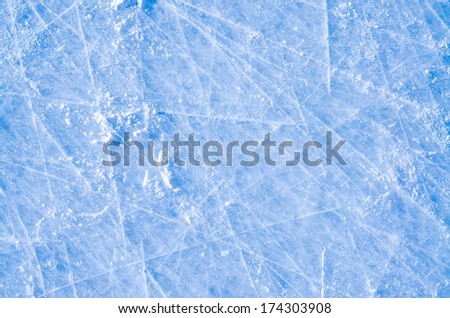 Skated on Ice Surface background 