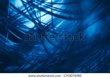 Beautiful optical fiber colored  line bokeh on a dark background.