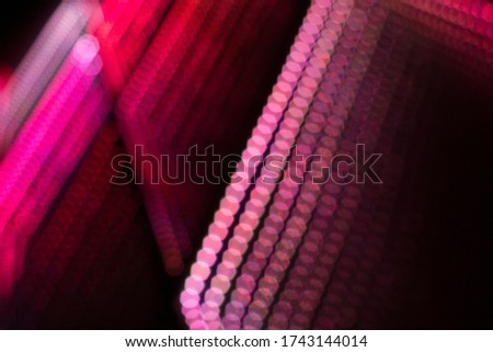 Abstract out of focus pink geometric light pattern