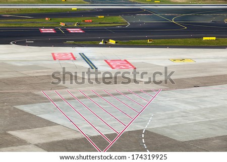 apron of an airport