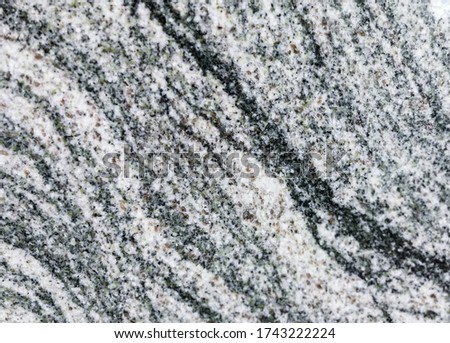 Beautiful abstract black and white natural granite pattern.