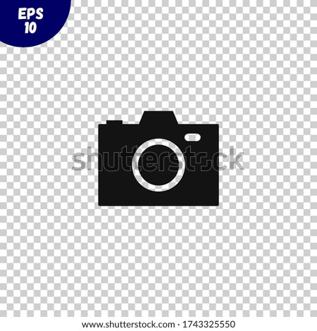 Camera icon vector.Photo camera symbol illustration