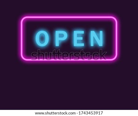 NEON OPEN SIGN THAT I DESIGNED