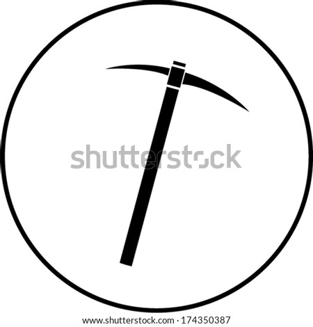 pick mattock tool symbol