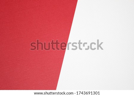 Japanese paper of  red and white