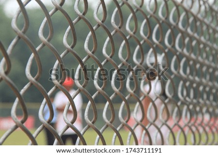 Harmonica Wire Fence Softball Field
