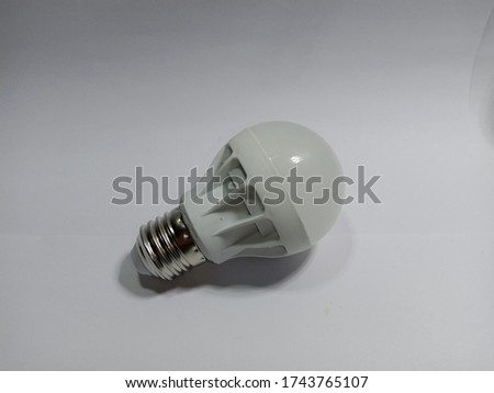 tungsten bulb, fluorescent bulb and LED bulb. revolution of three generation Light bulb. evolution of energy saver 