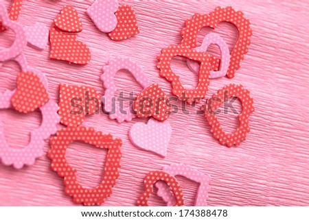 Hearts for Valentine's day